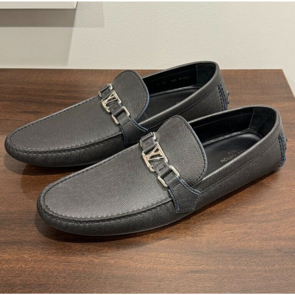 *Authentic* LOUIS VUITTON - Men’s Hockenheim Loafers, Size 11